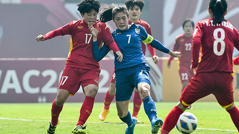 Giấc mơ World Cup của nữ Thái Lan có thể bị hủy hoại  bởi chiếc thẻ đỏ trước Việt Nam